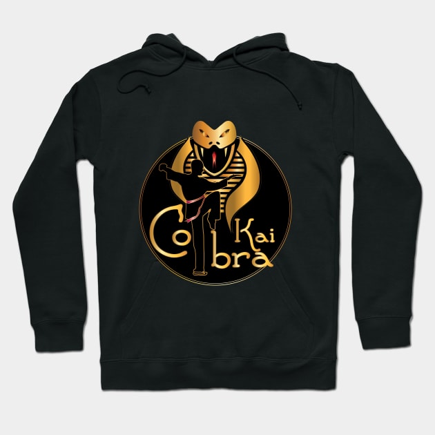 Hawk Cobra Kai (kick) Hoodie by Nobiya